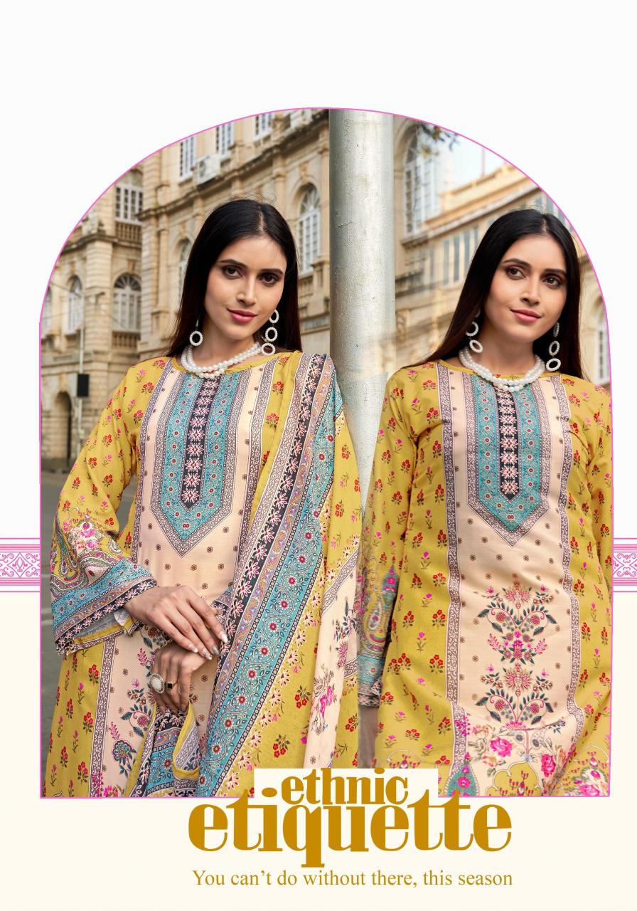 Alok Aleesia catalog wholesale dress material distributors in surat