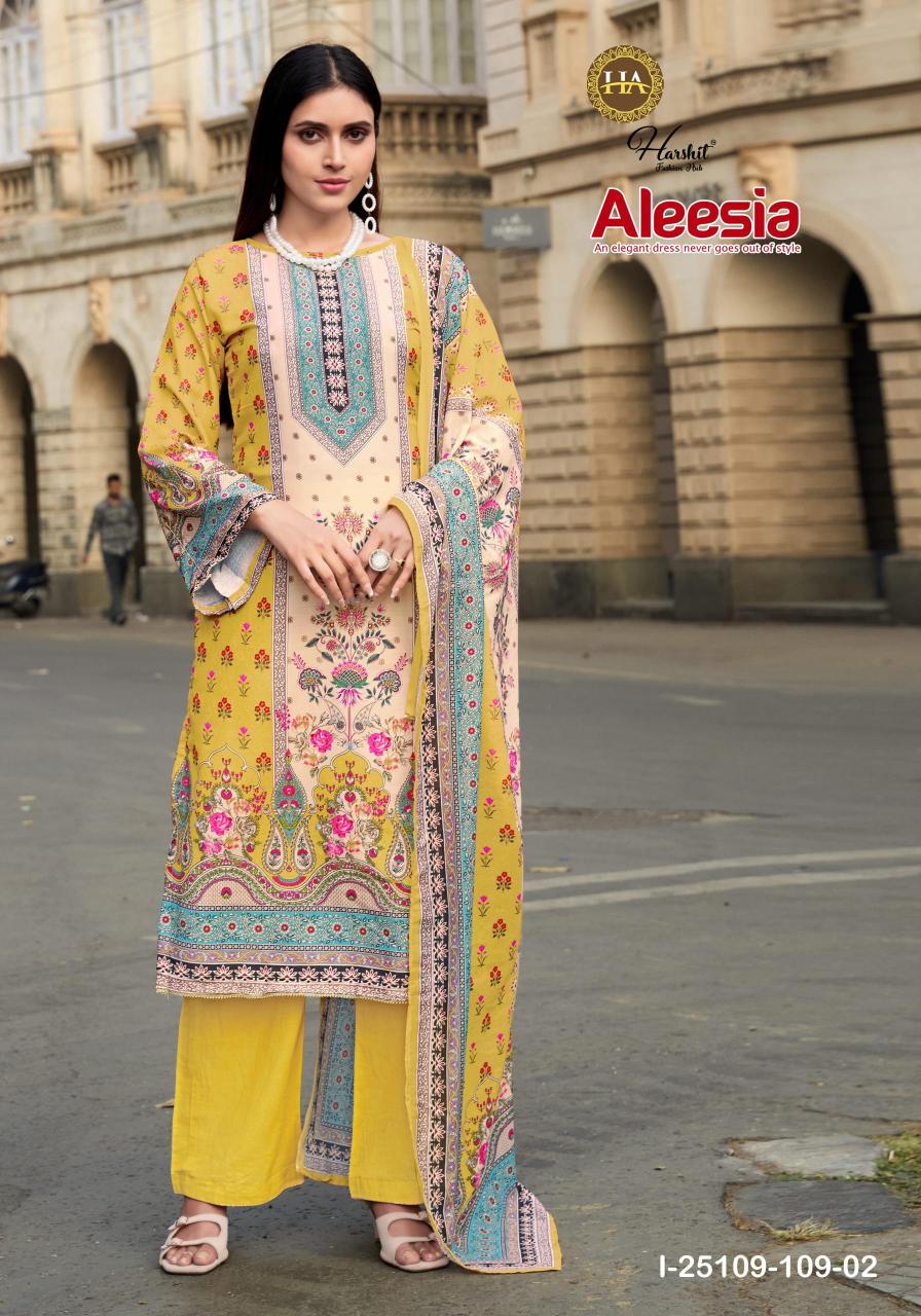 Alok Aleesia catalog wholesale dress material distributors in surat