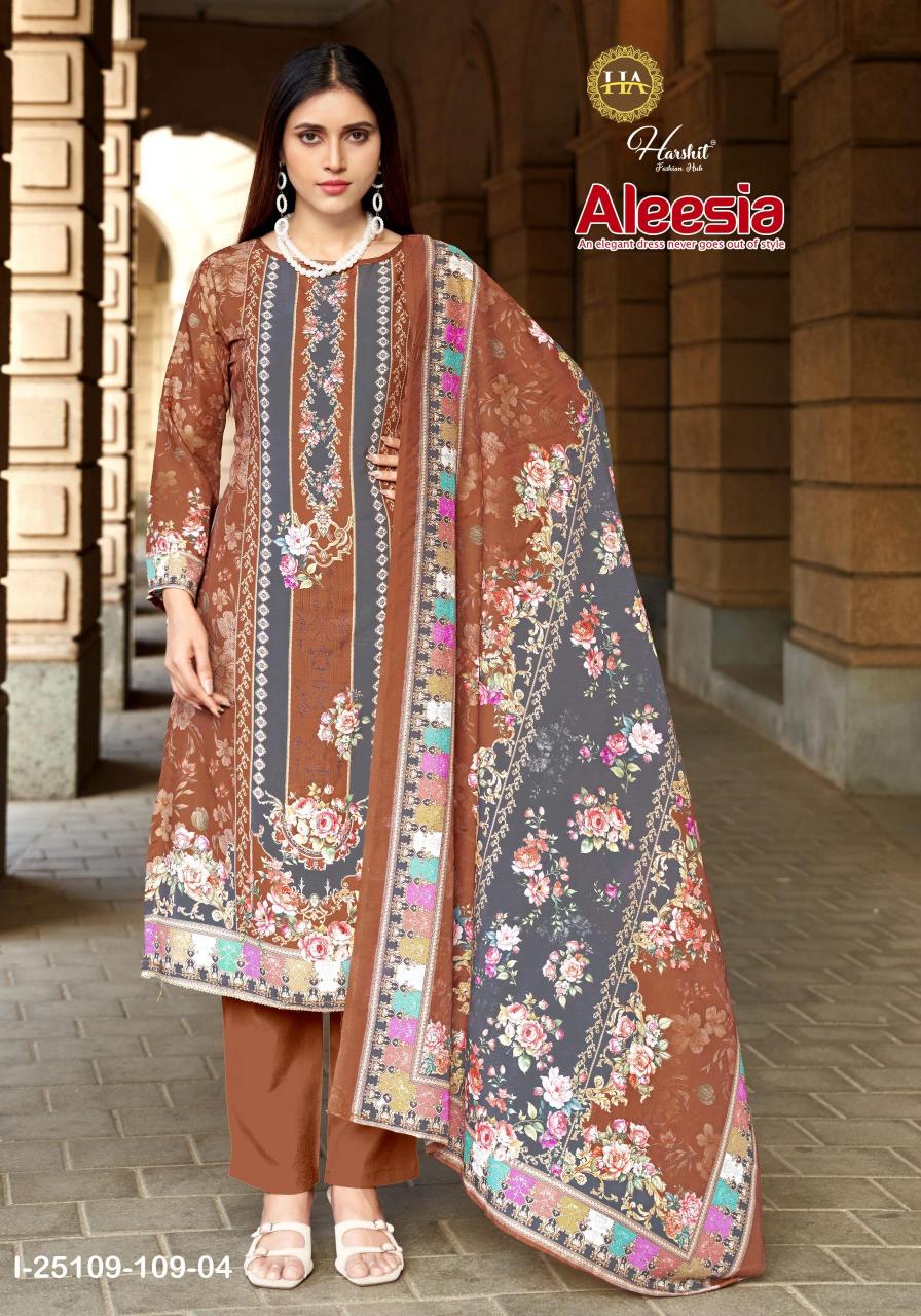 Alok Aleesia catalog wholesale dress material distributors in surat