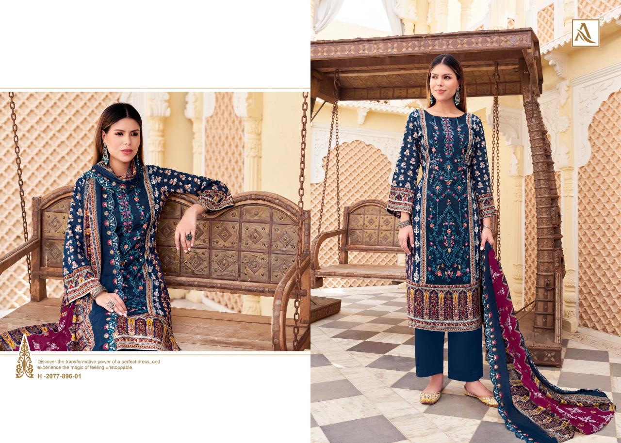 Alok Bin Saeed Vol 12 catalog whole sale dress material sites in surat