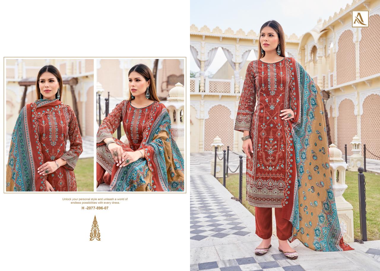 Alok Bin Saeed Vol 12 catalog whole sale dress material sites in surat