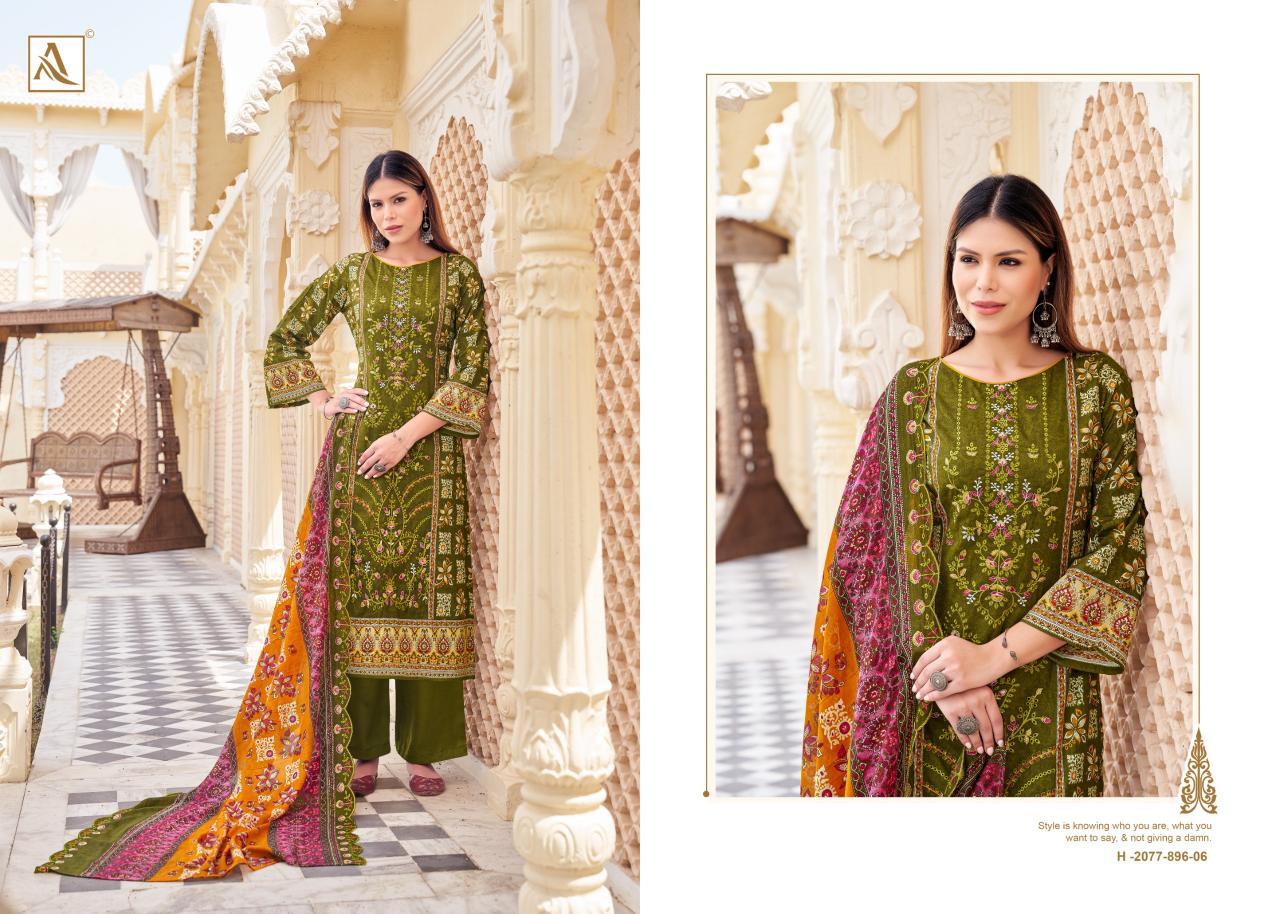 Alok Bin Saeed Vol 12 catalog whole sale dress material sites in surat