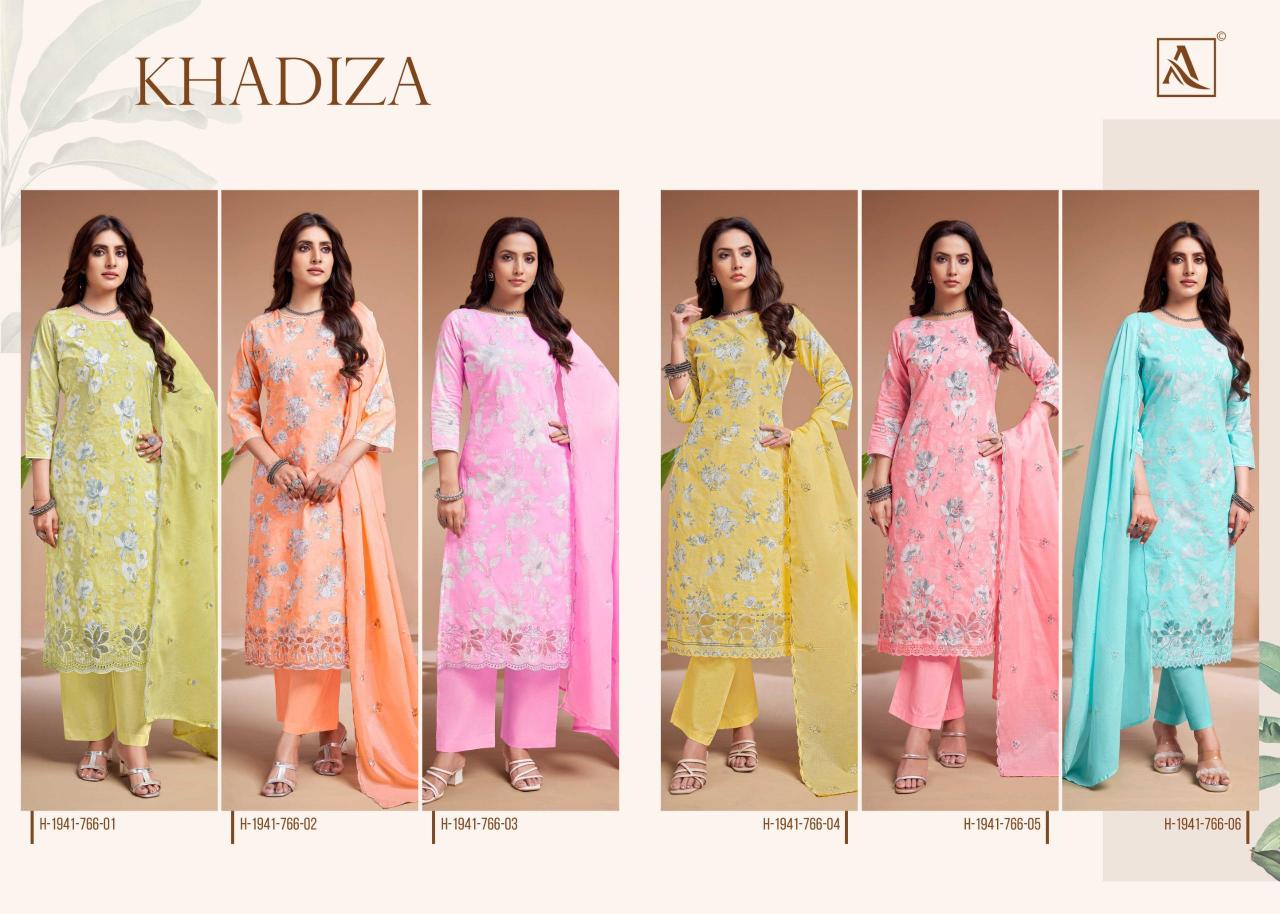 Alok Khadiza catalog dress material with price in surat 