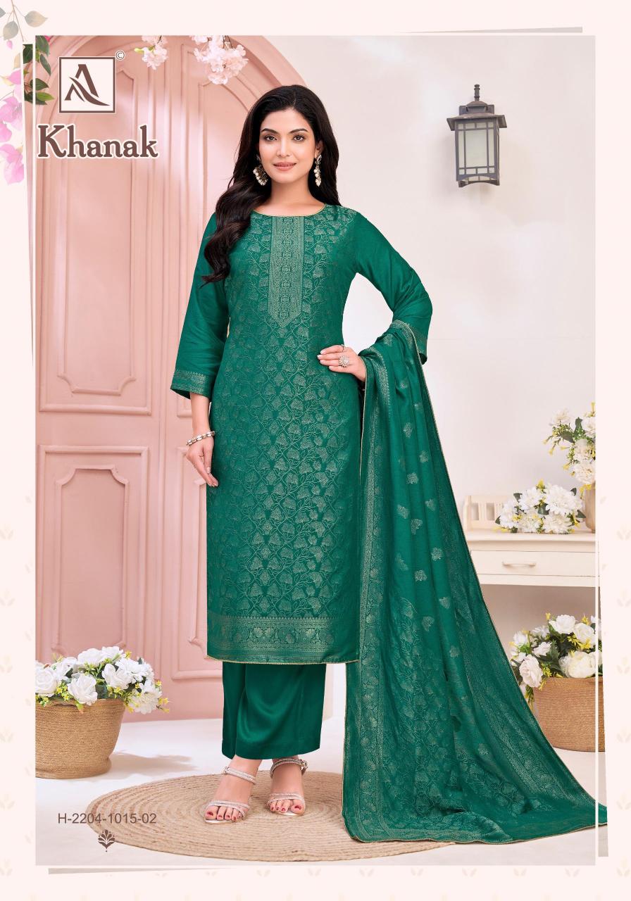 Alok Khanak catalog fashion hub surat dress material wholesale shop surat gujarat