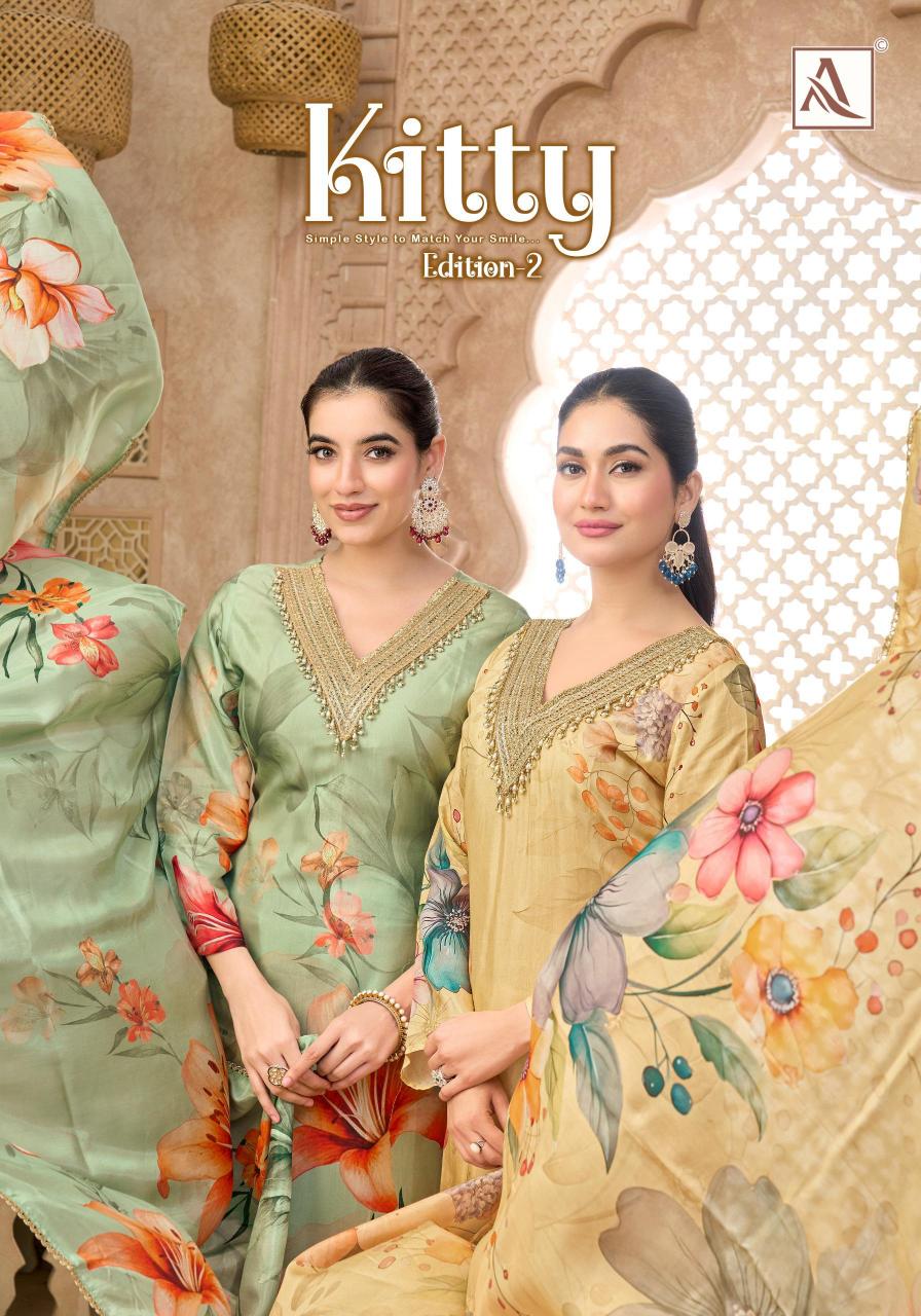 Alok Kitty vol 2 catalog surat dress materials prices