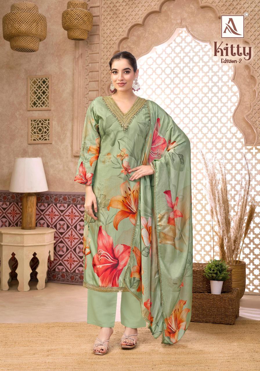 Alok Kitty vol 2 catalog surat dress materials prices