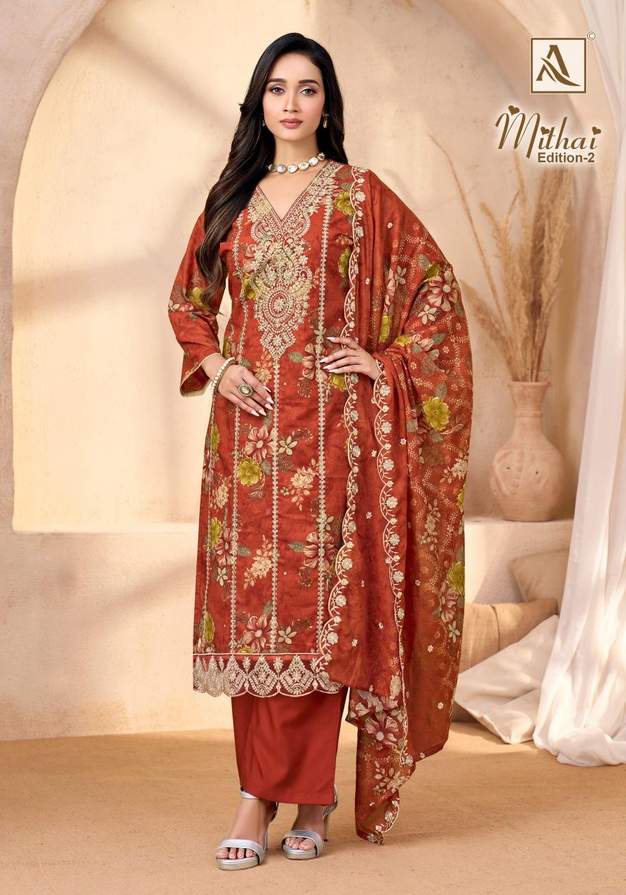 Alok Mithai vol 2 catalog cheap dress materials in surat online