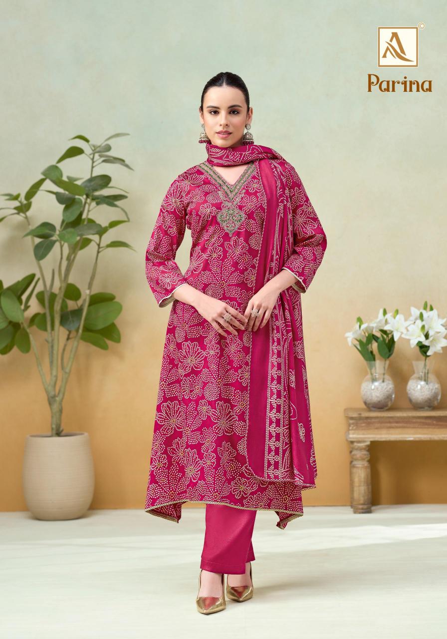Alok Parina catalog surat fabric dress material