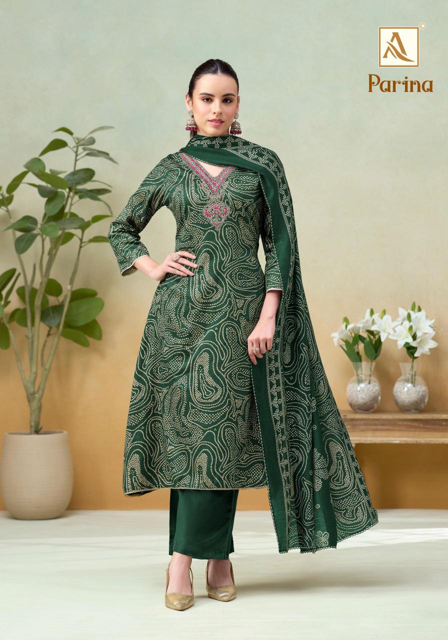 Alok Parina catalog surat fabric dress material