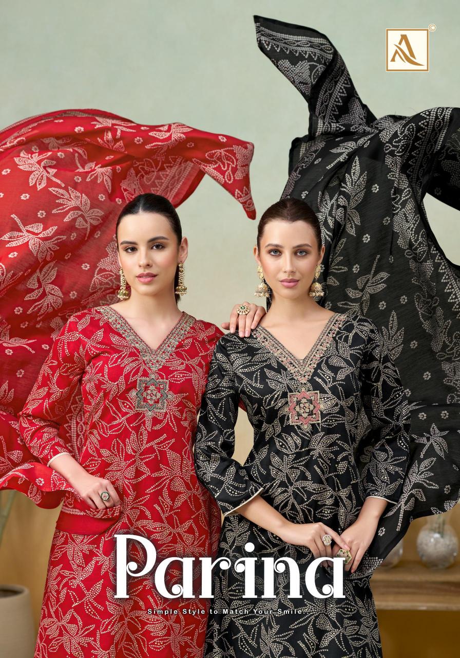 Alok Parina catalog surat fabric dress material