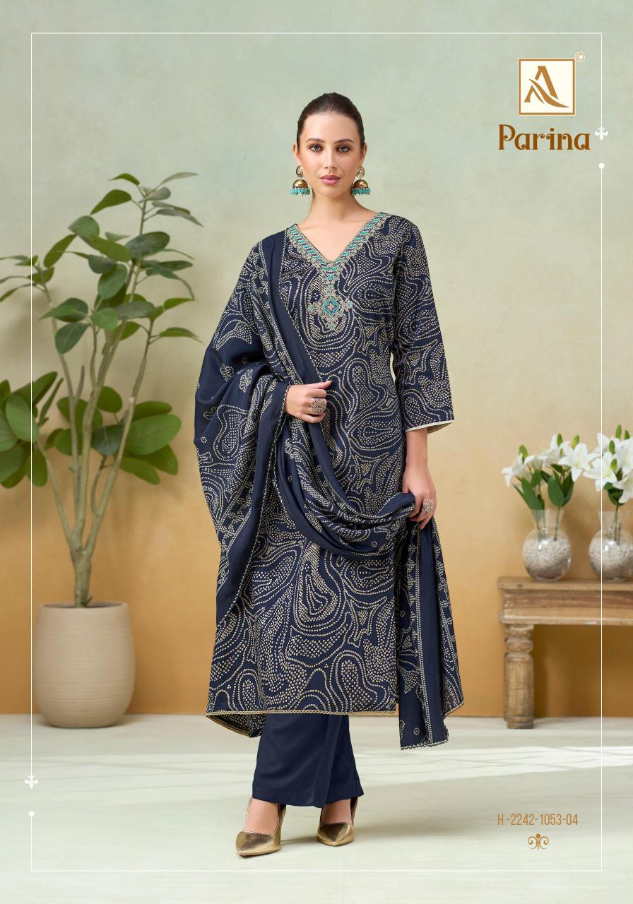 Alok Parina catalog surat fabric dress material