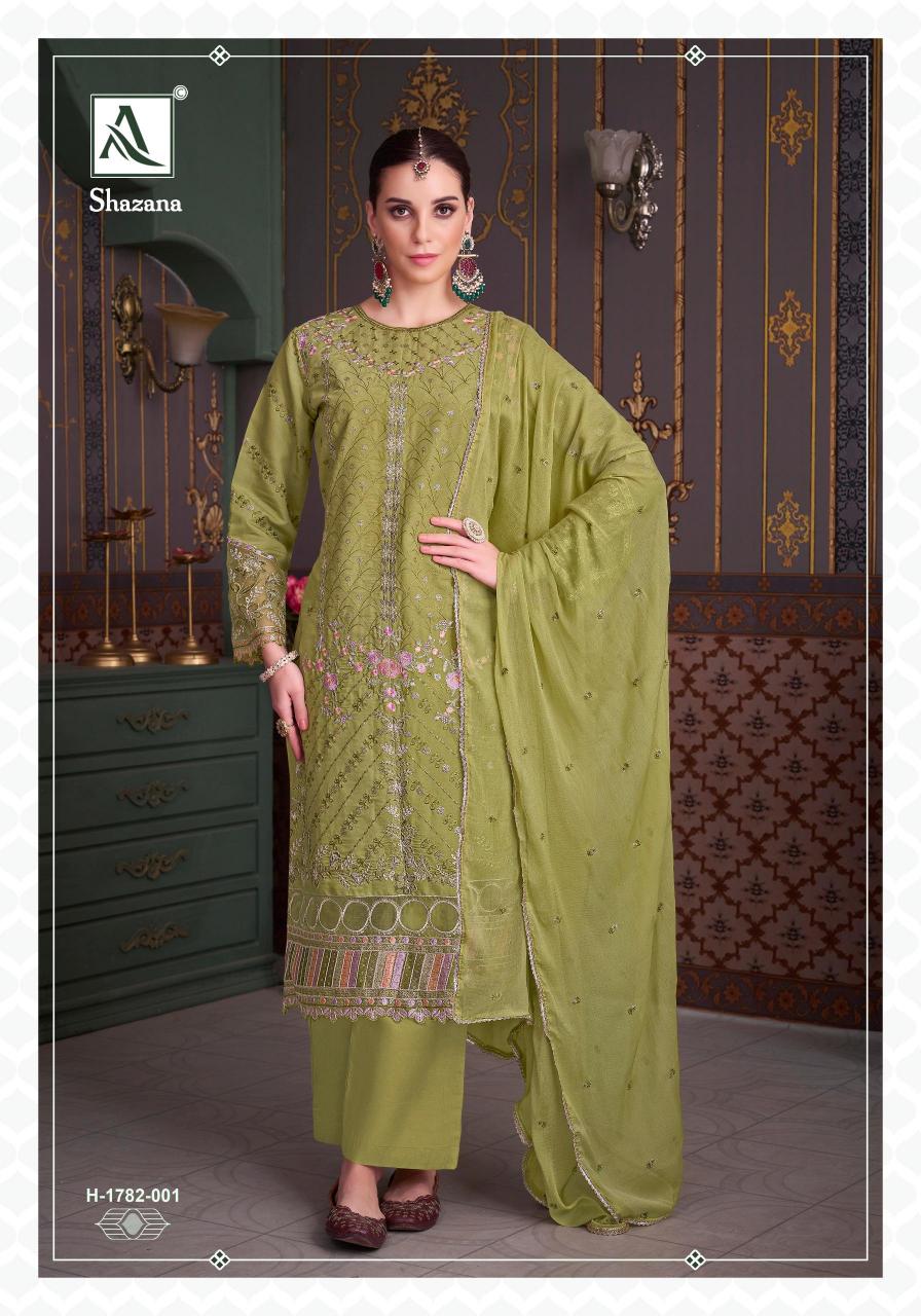 Alok Shazana catalog unstitched dress material surat