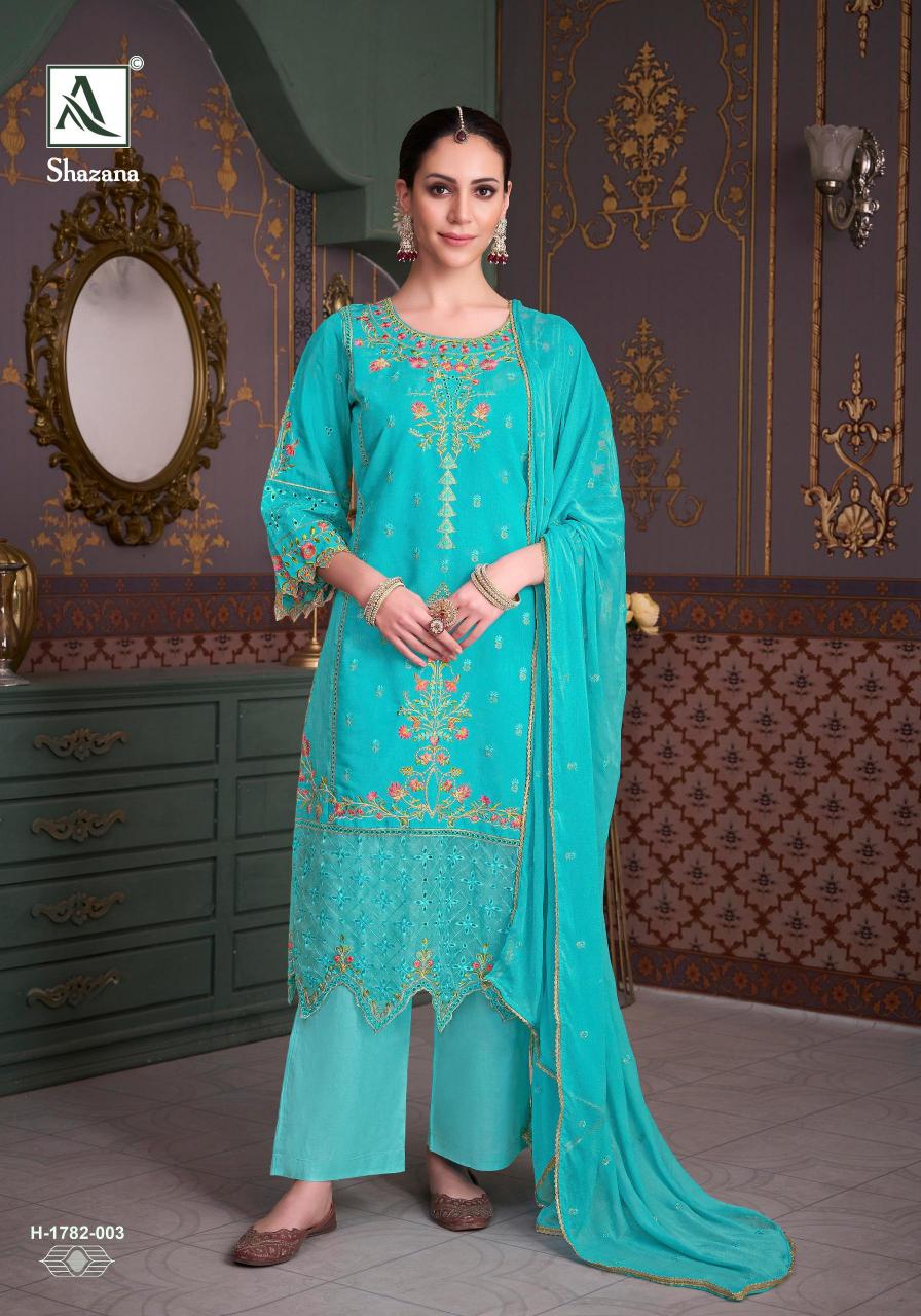 Alok Shazana catalog unstitched dress material surat