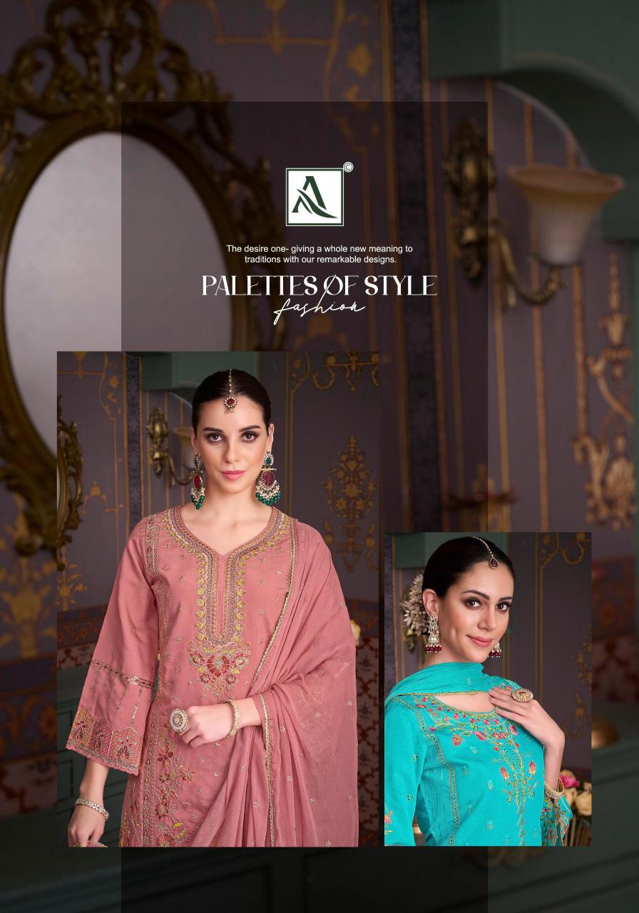 Alok Shazana catalog unstitched dress material surat