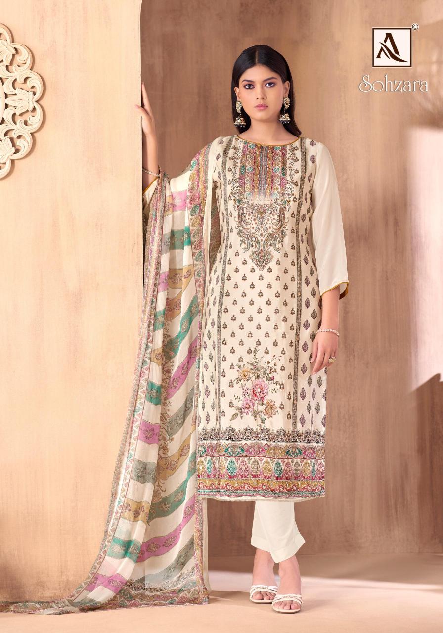 Alok Sohzara catalog best dress material in surat