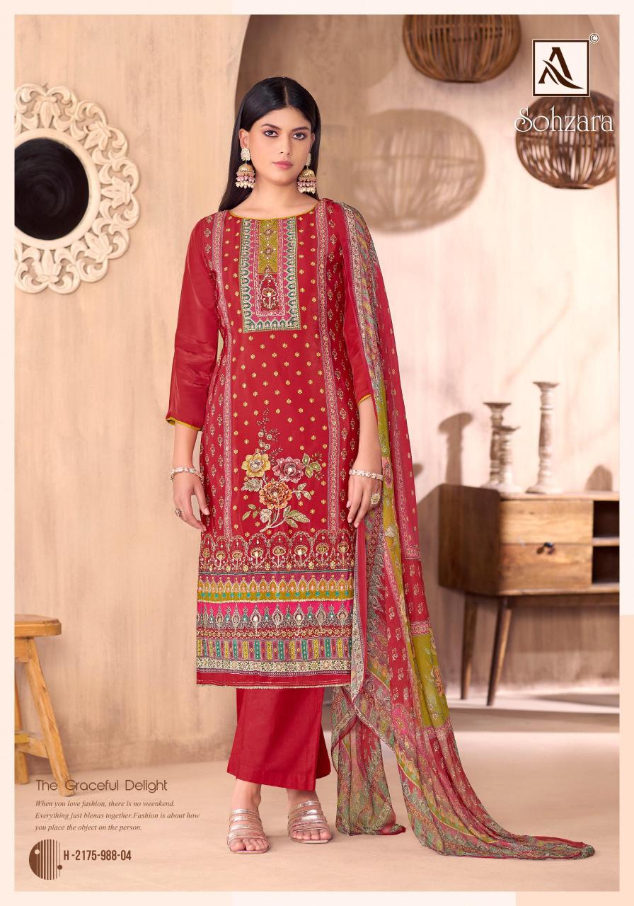 Alok Sohzara catalog best dress material in surat