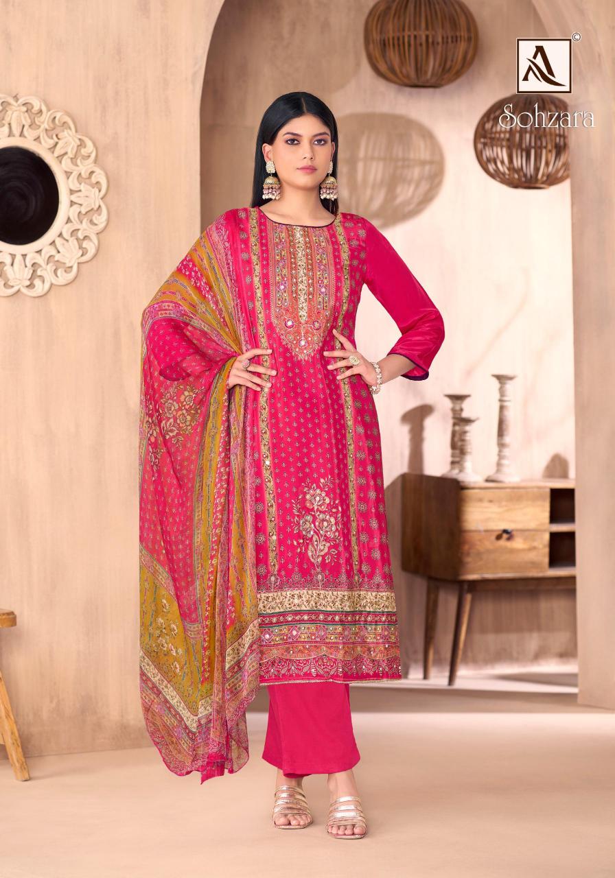 Alok Sohzara catalog best dress material in surat