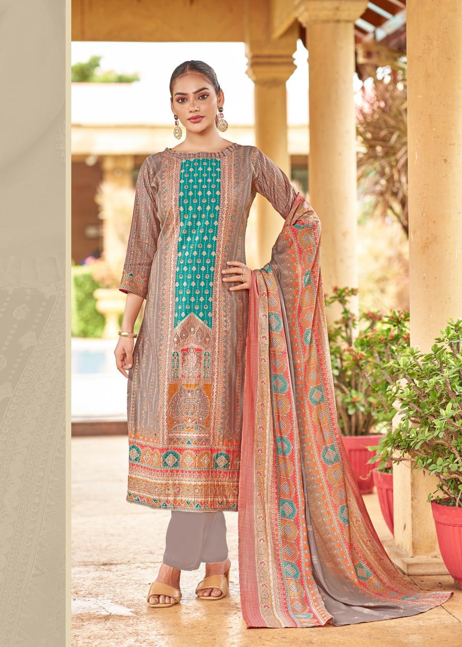 Alok Tanishq catalog unstitched dress material manufacturers in surat