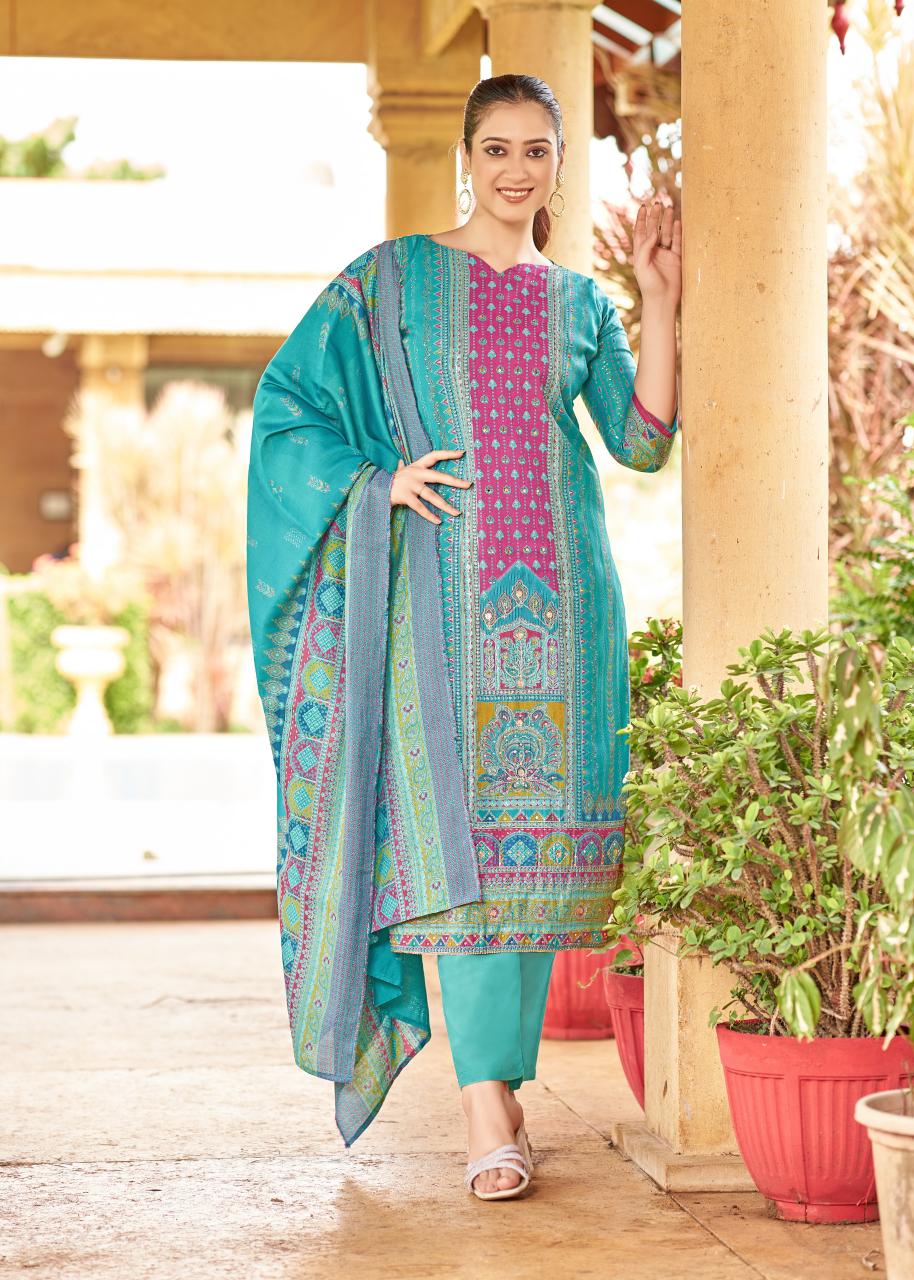 Alok Tanishq catalog unstitched dress material manufacturers in surat