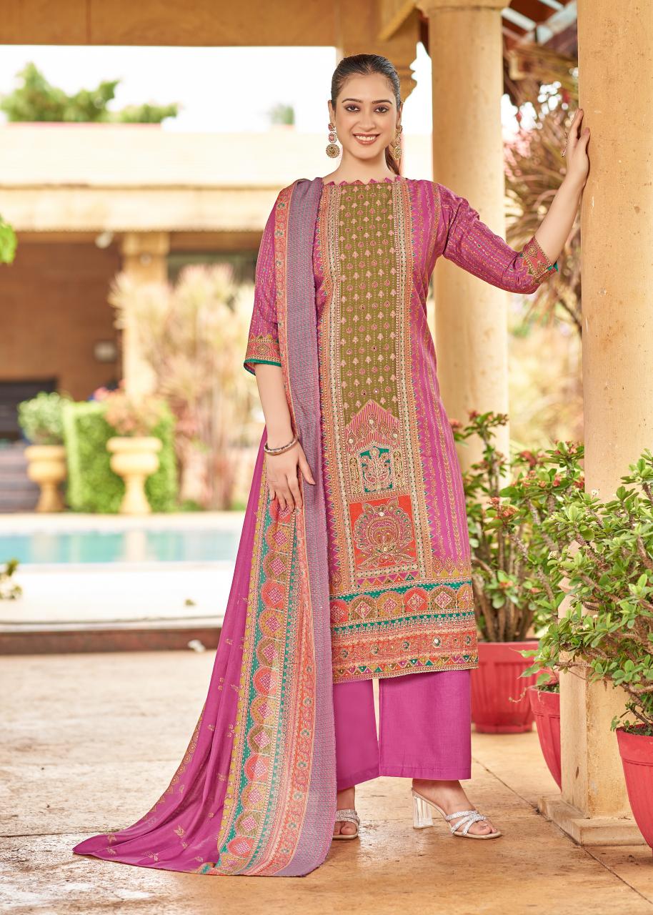 Alok Tanishq catalog unstitched dress material manufacturers in surat