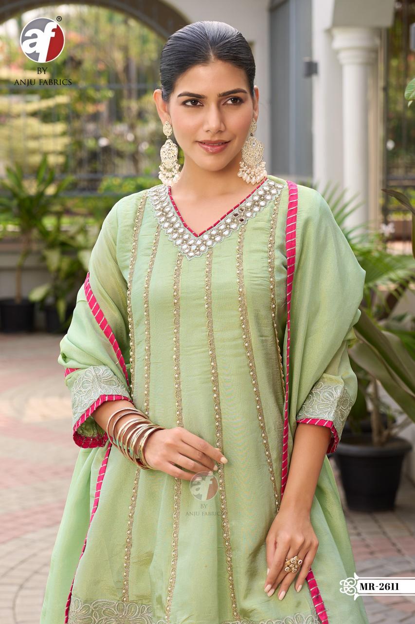 Anju Fabrics 2611 catalog kurtis wholesalers in delhi delhi
