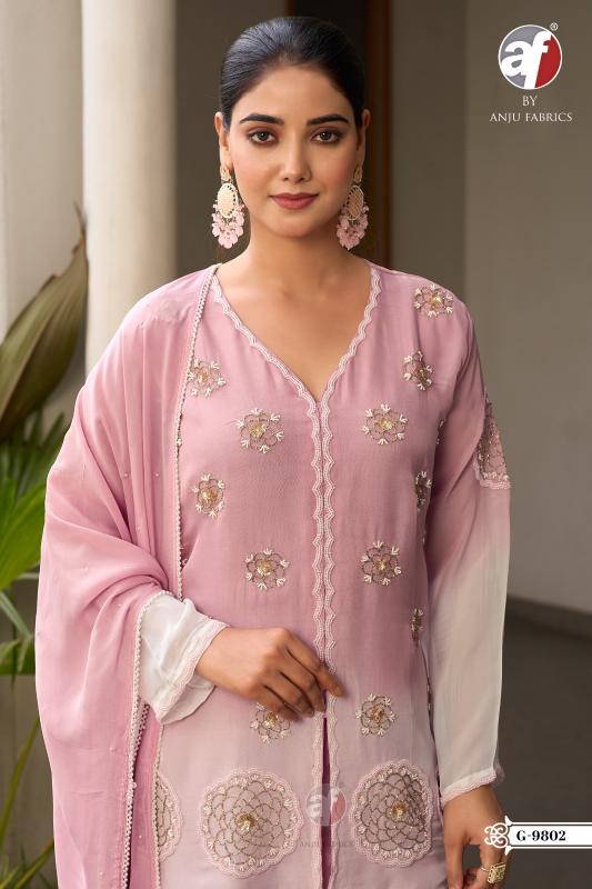 Anju Fabrics 9802 catalog kurtis wholesalers in india