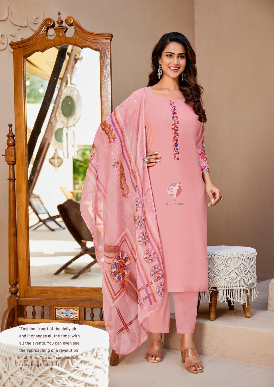 Anju Fabrics Kalakrati catalog branded kurtis b2b wholesale