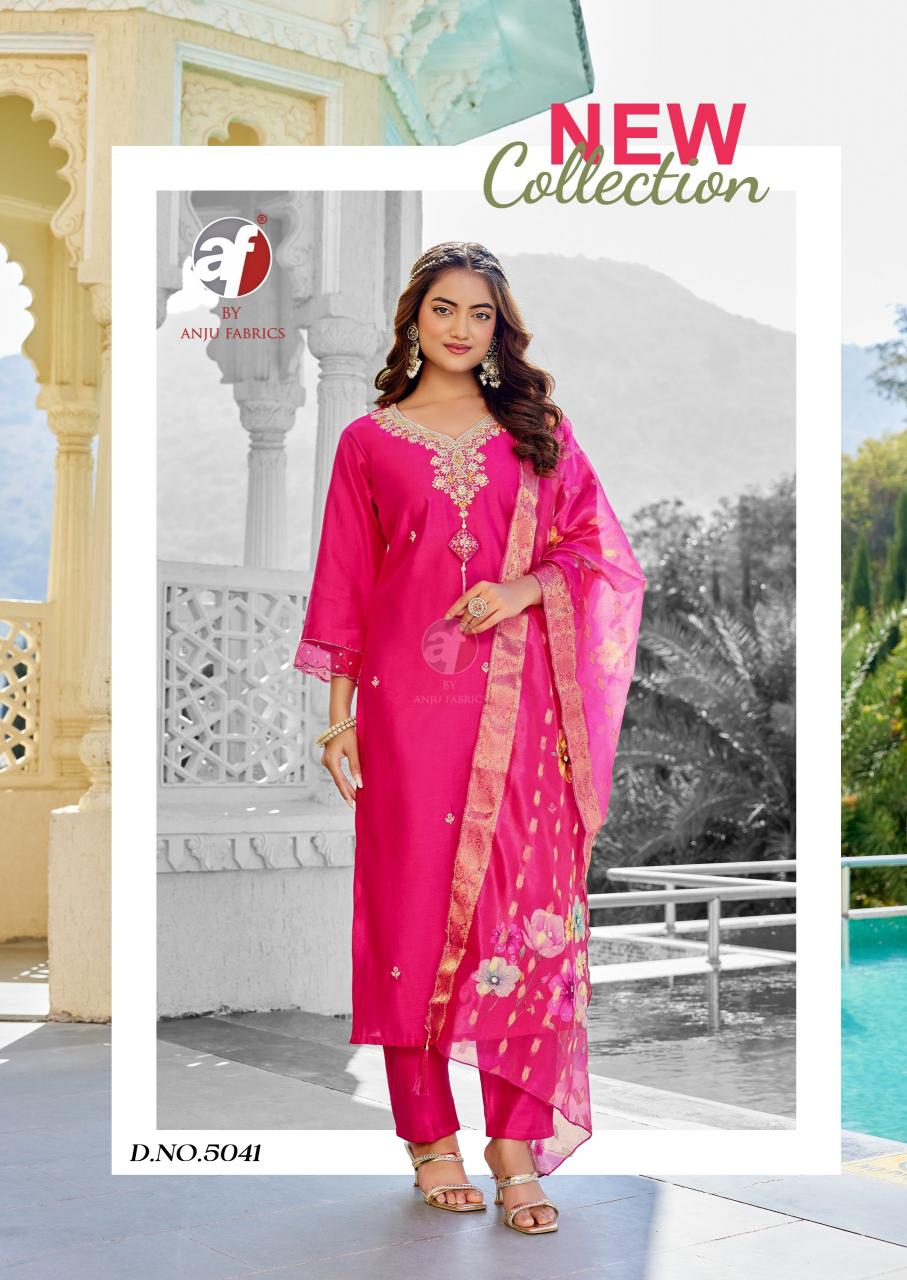 Anju Fabrics Mayra catalog branded kurtis wholesale in surat