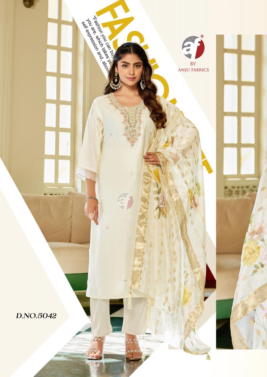 Anju Fabrics Mayra catalog branded kurtis wholesale in surat
