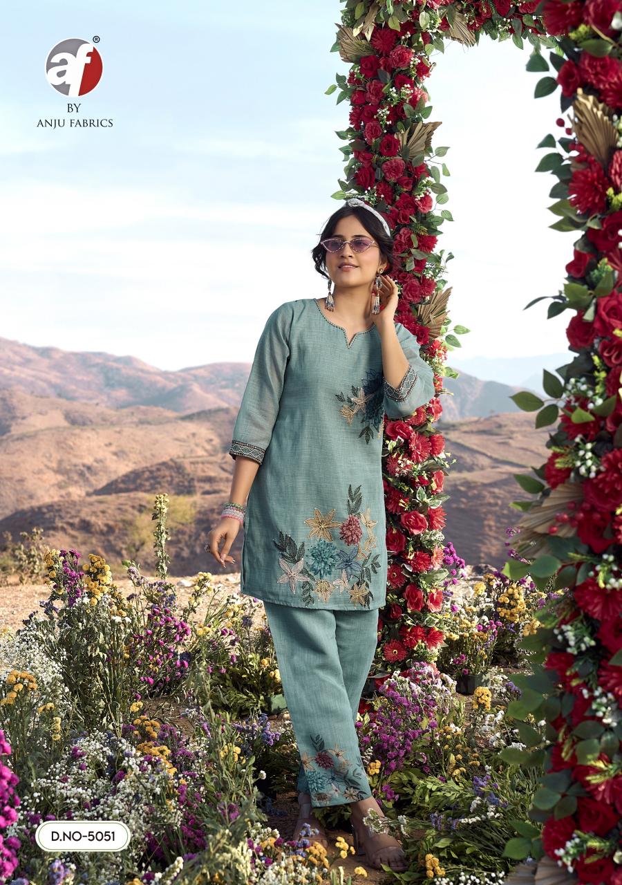 Anju Fabrics Royal peacock catalog coord set manufacturers in delhi