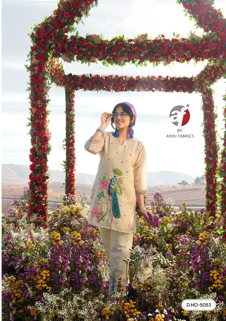 Anju Fabrics Royal peacock catalog coord set manufacturers in delhi