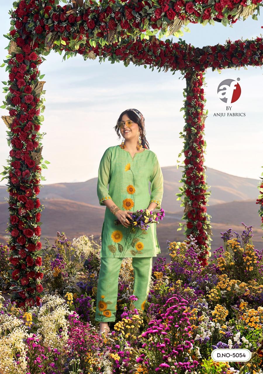 Anju Fabrics Royal peacock catalog coord set manufacturers in delhi