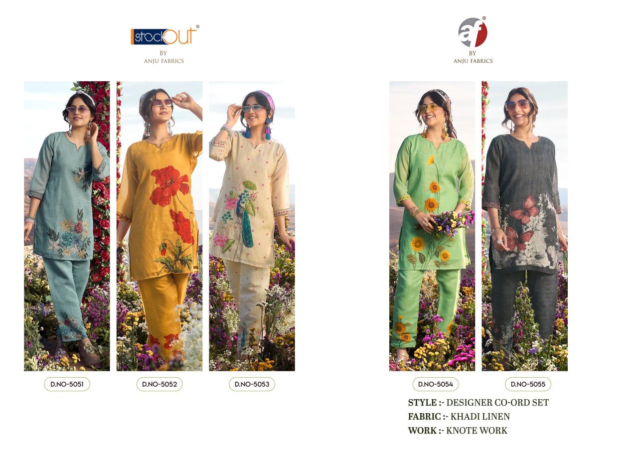 Anju Fabrics Royal peacock catalog coord set manufacturers in delhi