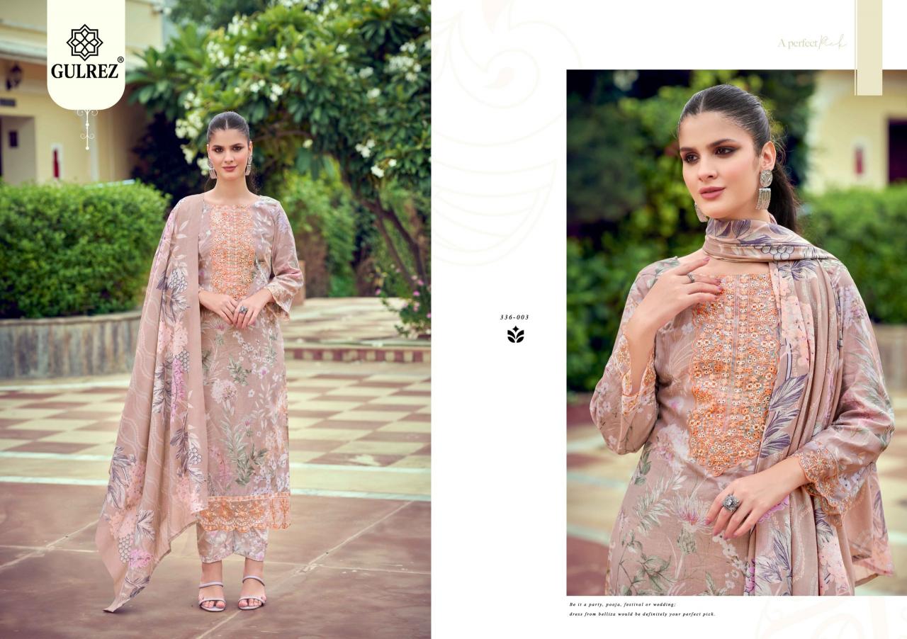 Belliza Gulrez Hiba catalog rajasthan dress material surat gujarat