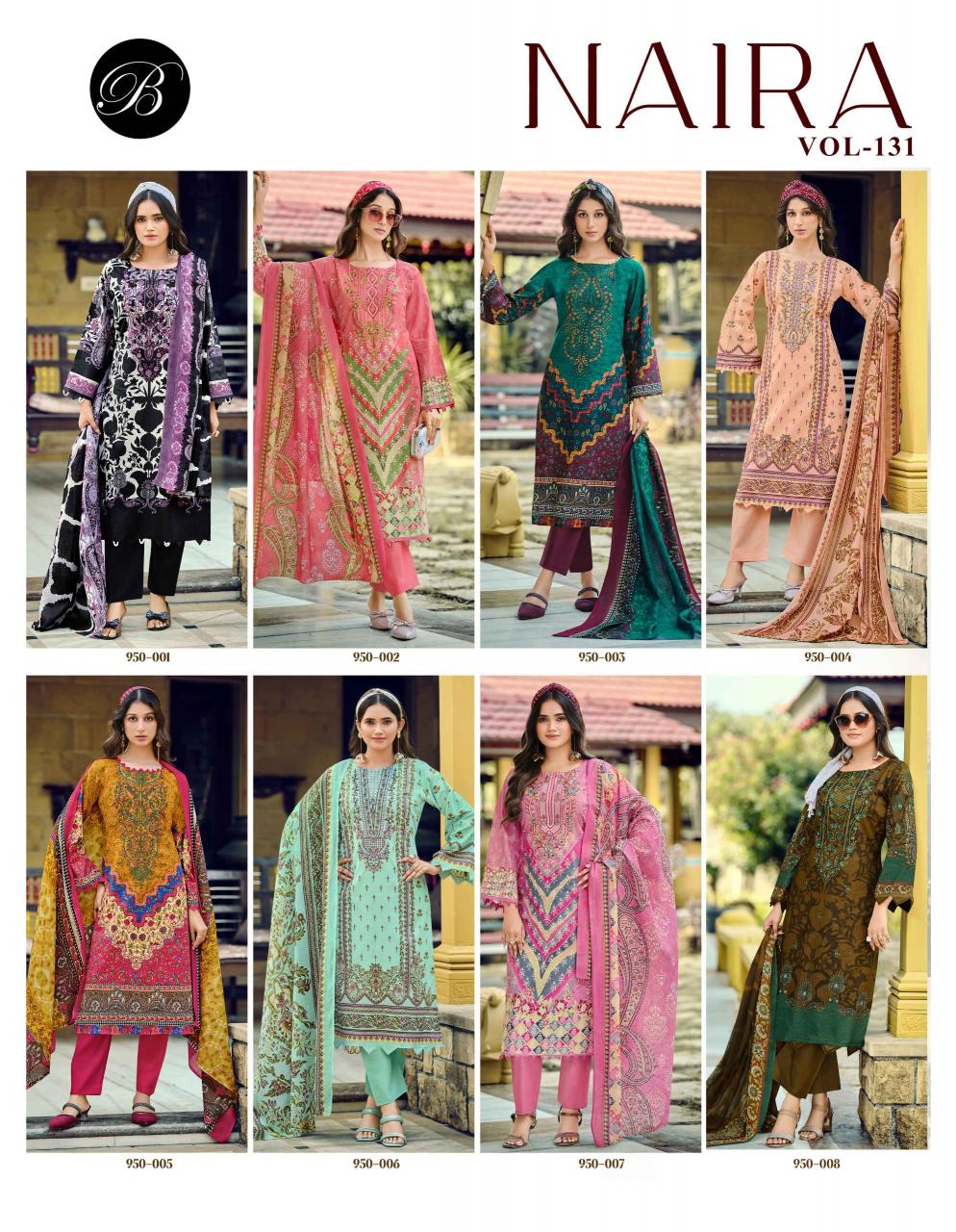 Belliza Naira Vol 131 catalog buy dress materials from surat onlinet