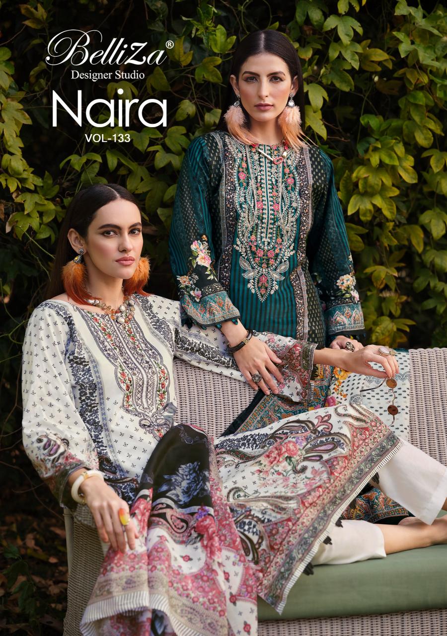 Belliza Naira Vol 133 catalog surat dress material wholesalers in chennai