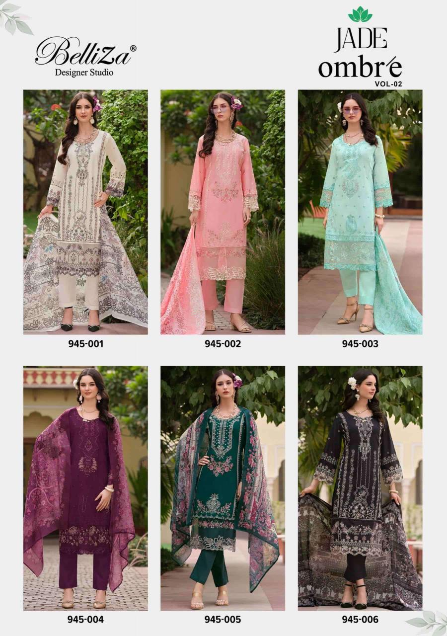 Belliza Ombre Starlet vol 2 catalog ladies dress material in surat