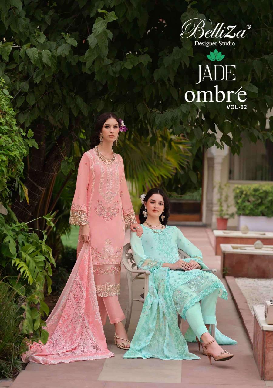 Belliza Ombre Starlet vol 2 catalog ladies dress material in surat