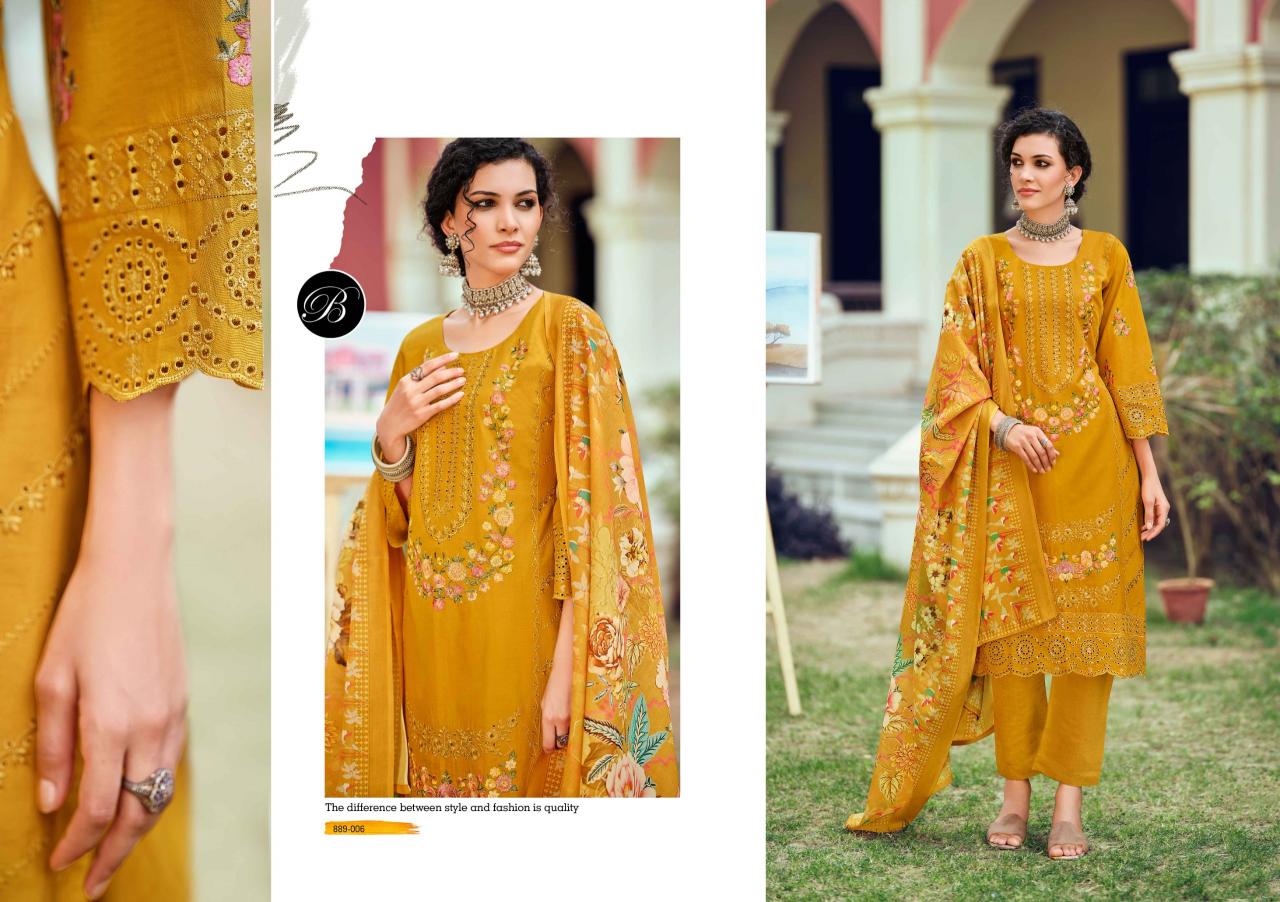 BelliZa Ombre Zoya catalog dress materials exporters in surat
