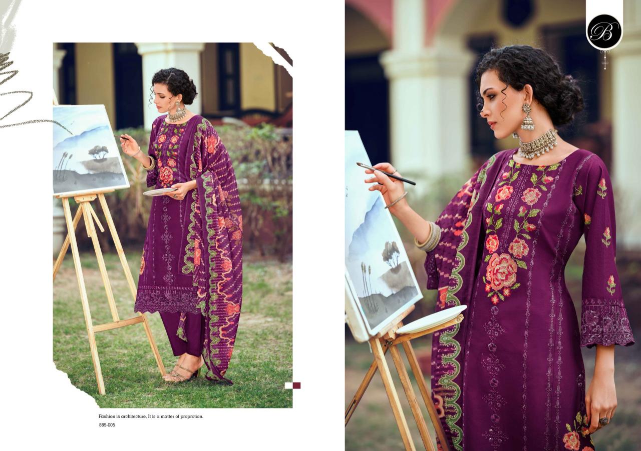 BelliZa Ombre Zoya catalog dress materials exporters in surat