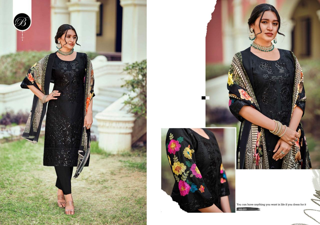 BelliZa Ombre Zoya catalog dress materials exporters in surat