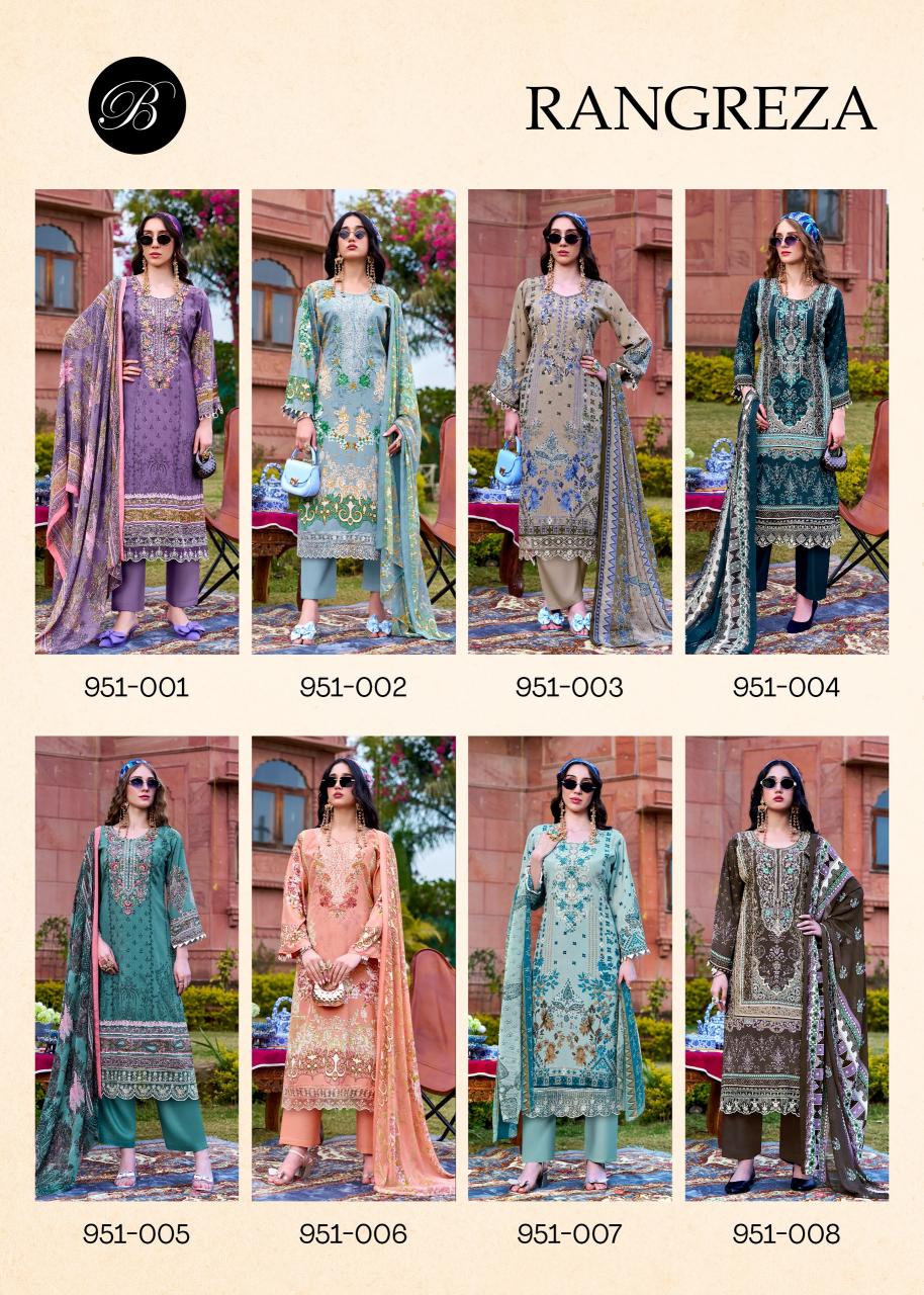 BelliZa Rangreza catalog dress material manufacturar in surat