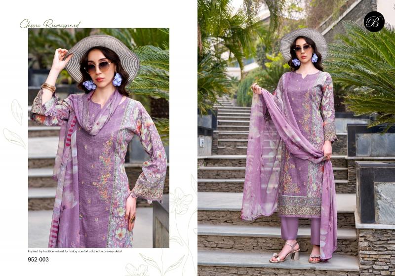 BelliZa Rehana catalog cotton dress material surat