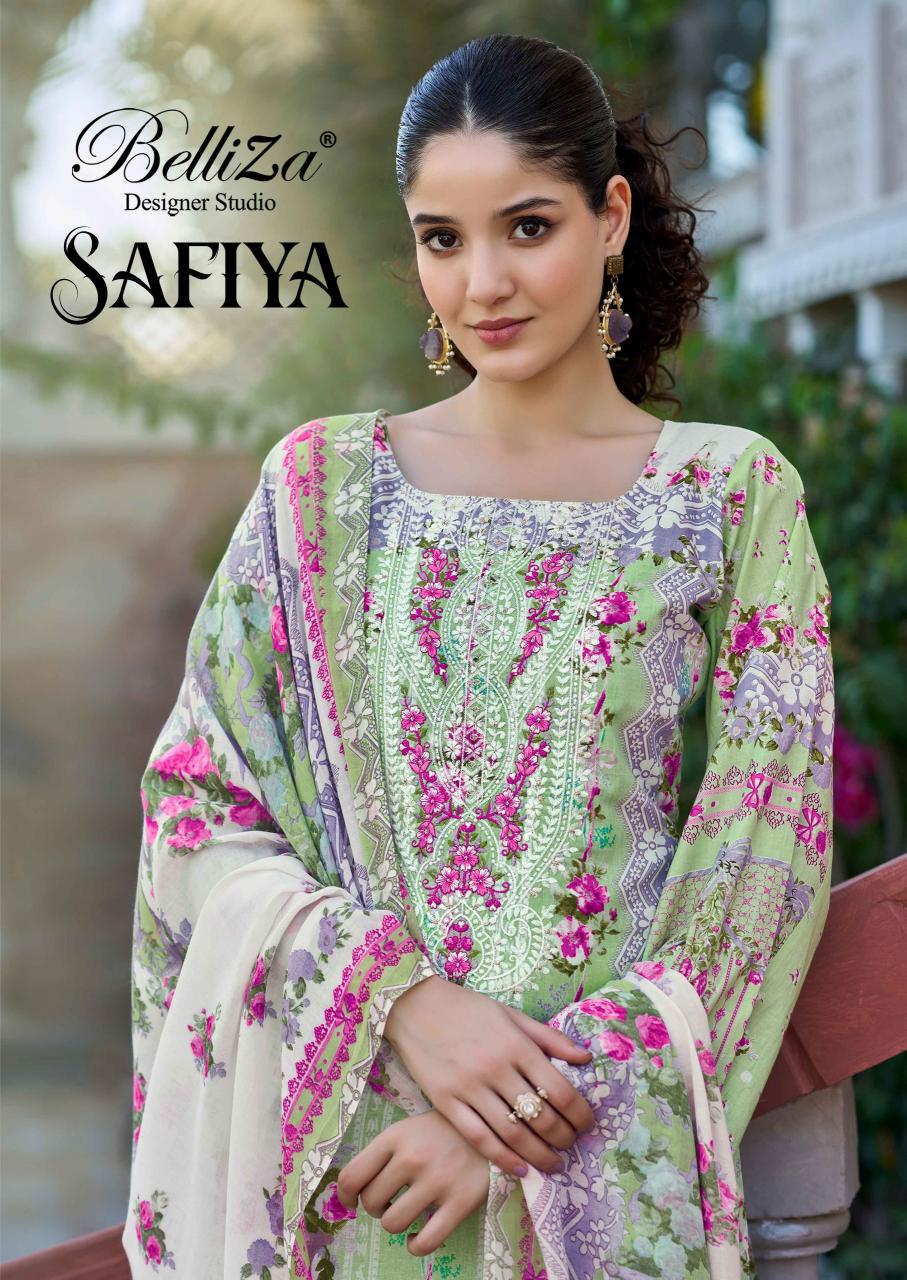 Belliza Safiya catalog dress material surat gujarat