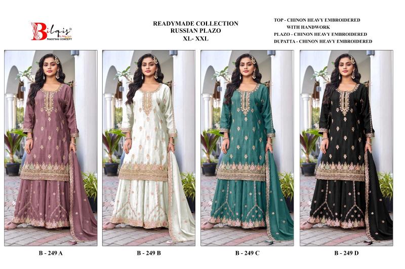 Bilqis B 249 A To D catalog pakistani suit wholesale