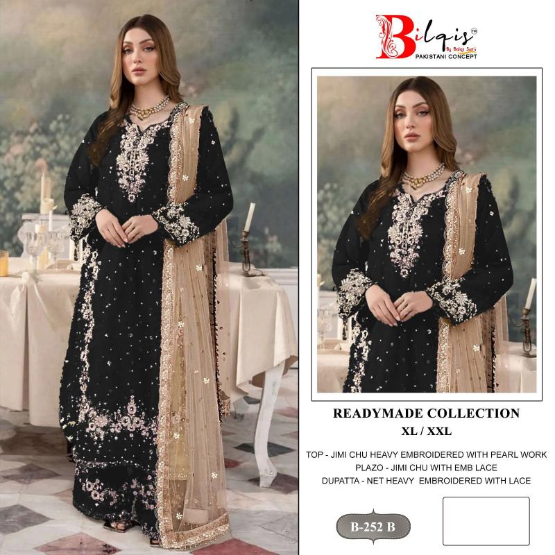 Bilqis B 252 A To D catalog pakistani suit wholesalers