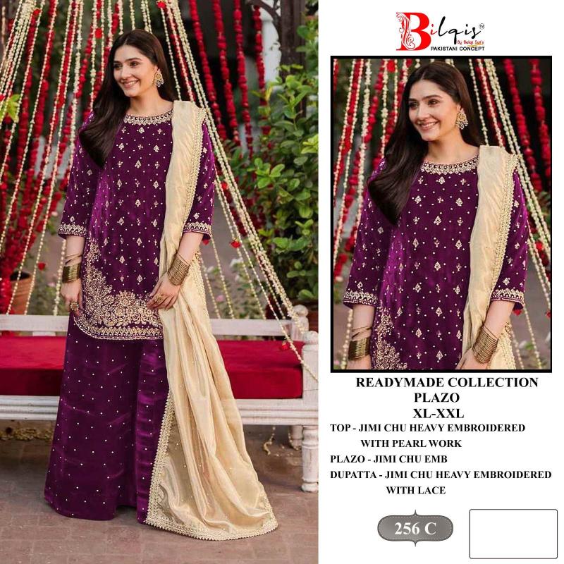 Bilqis B 256 A To D catalog pakistani suits wholesaler