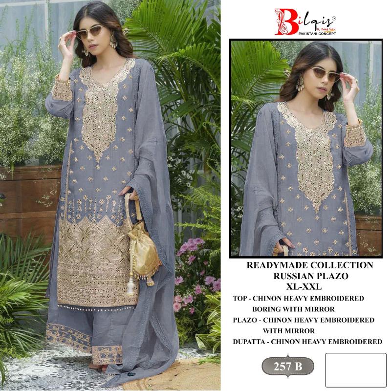 Bilqis B 257 A To D catalog pakistani readymade suit wholesaler manchester