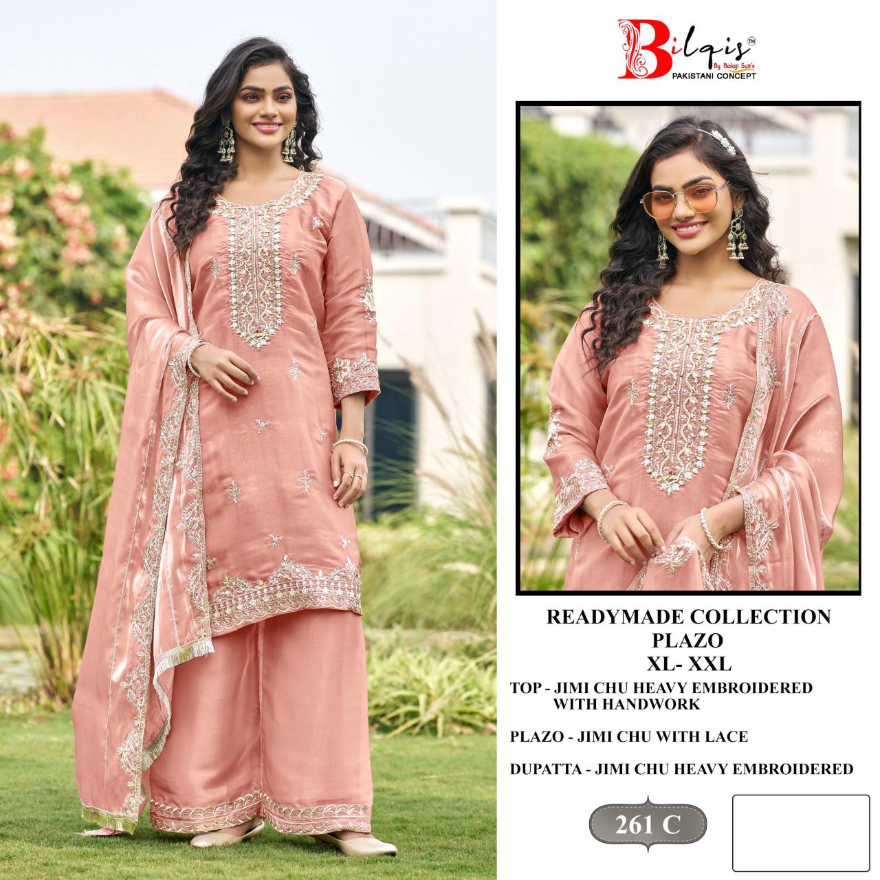 Bilqis B 261 A To D catalog pakistani suit wholesale birmingham