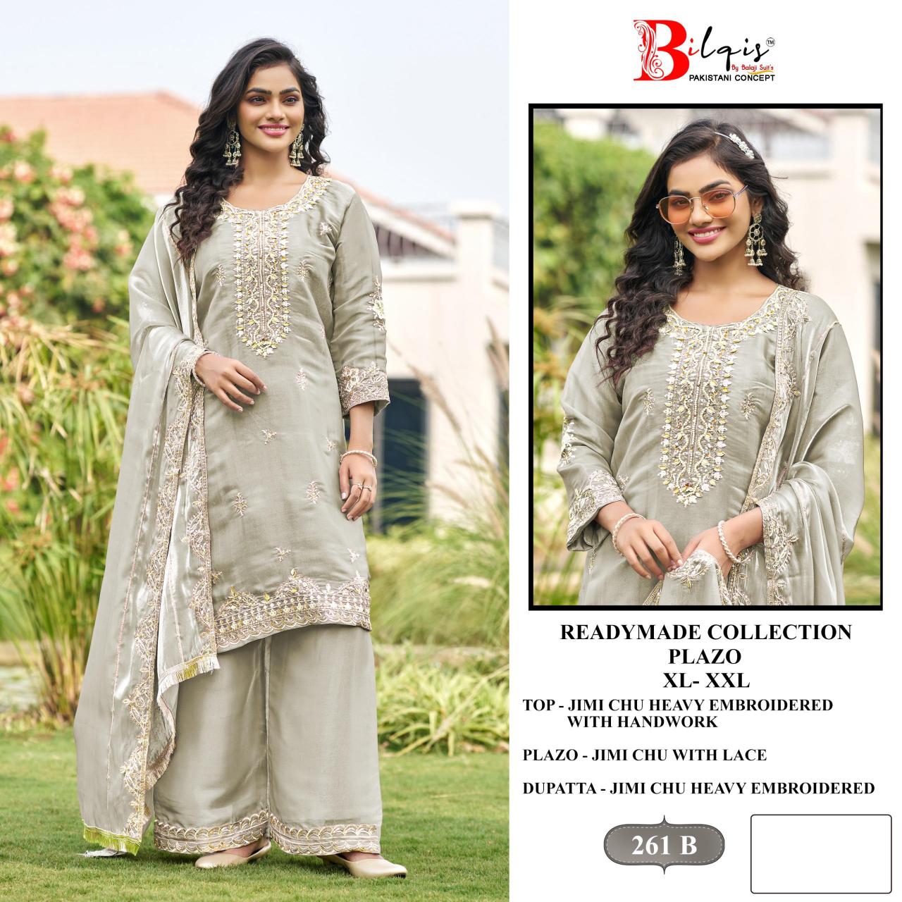 Bilqis B 261 A To D catalog pakistani suit wholesale birmingham